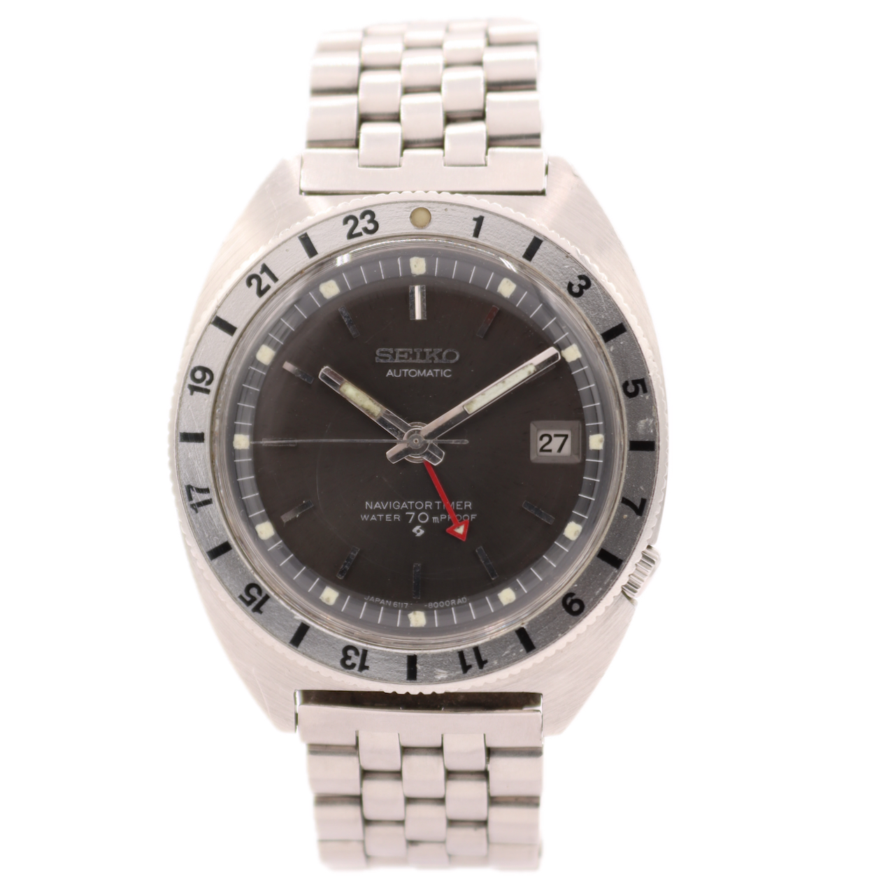 Vintage Seiko Navigator Timer 6117-8000