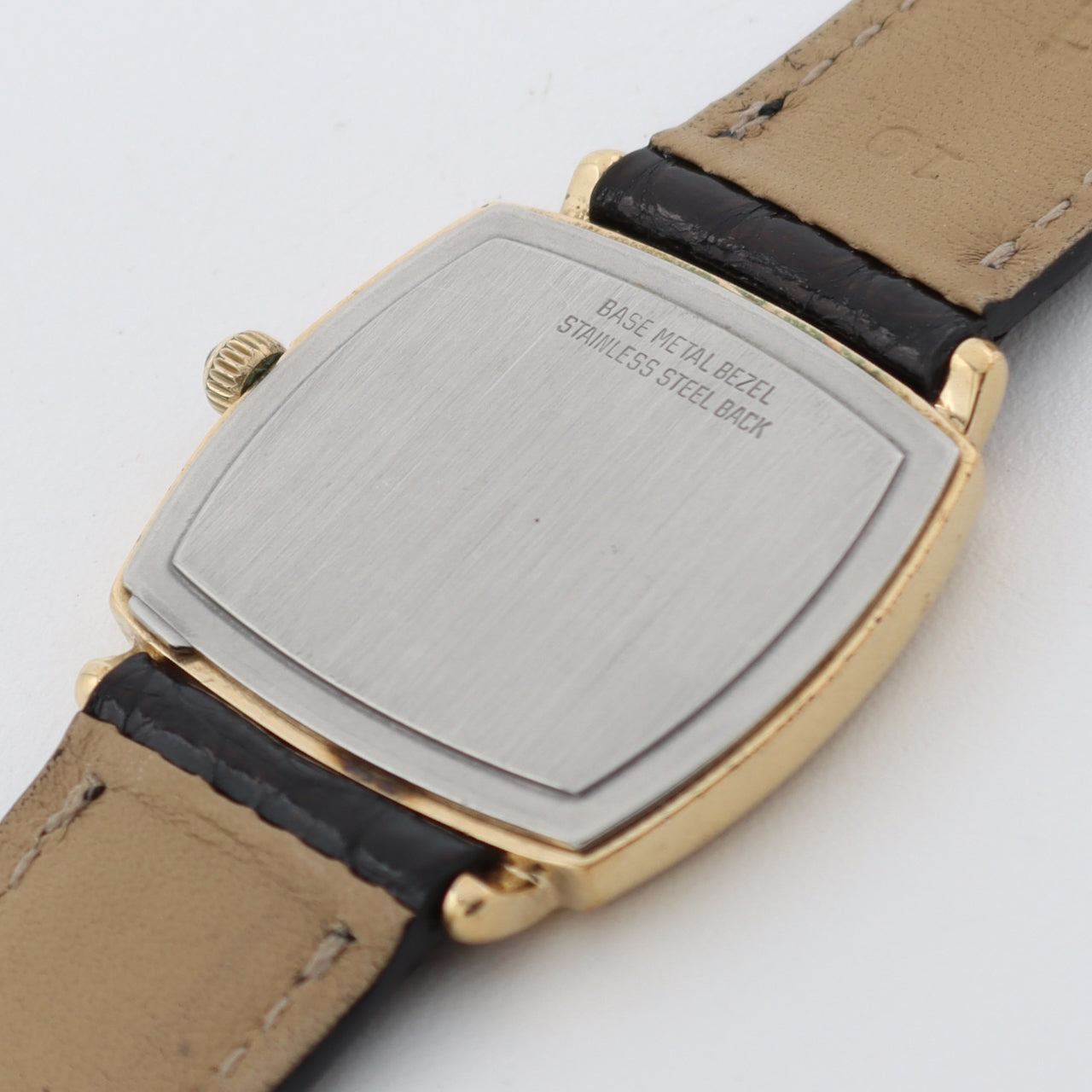 Vintage 1980 Longines MA9282-0960 Roman Men's Quartz Wristwatch Swiss Gold Tone