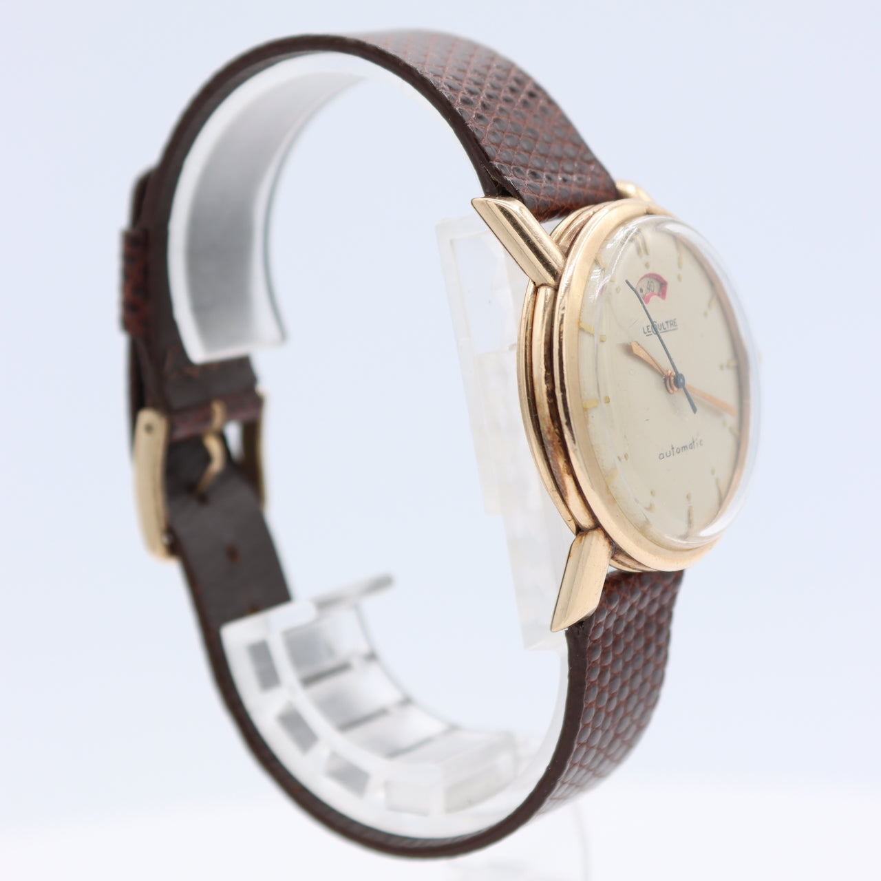 Vintage LeCoultre 8686/85 Power Reserve Men's Automatic Wristwatch 481 10kGF