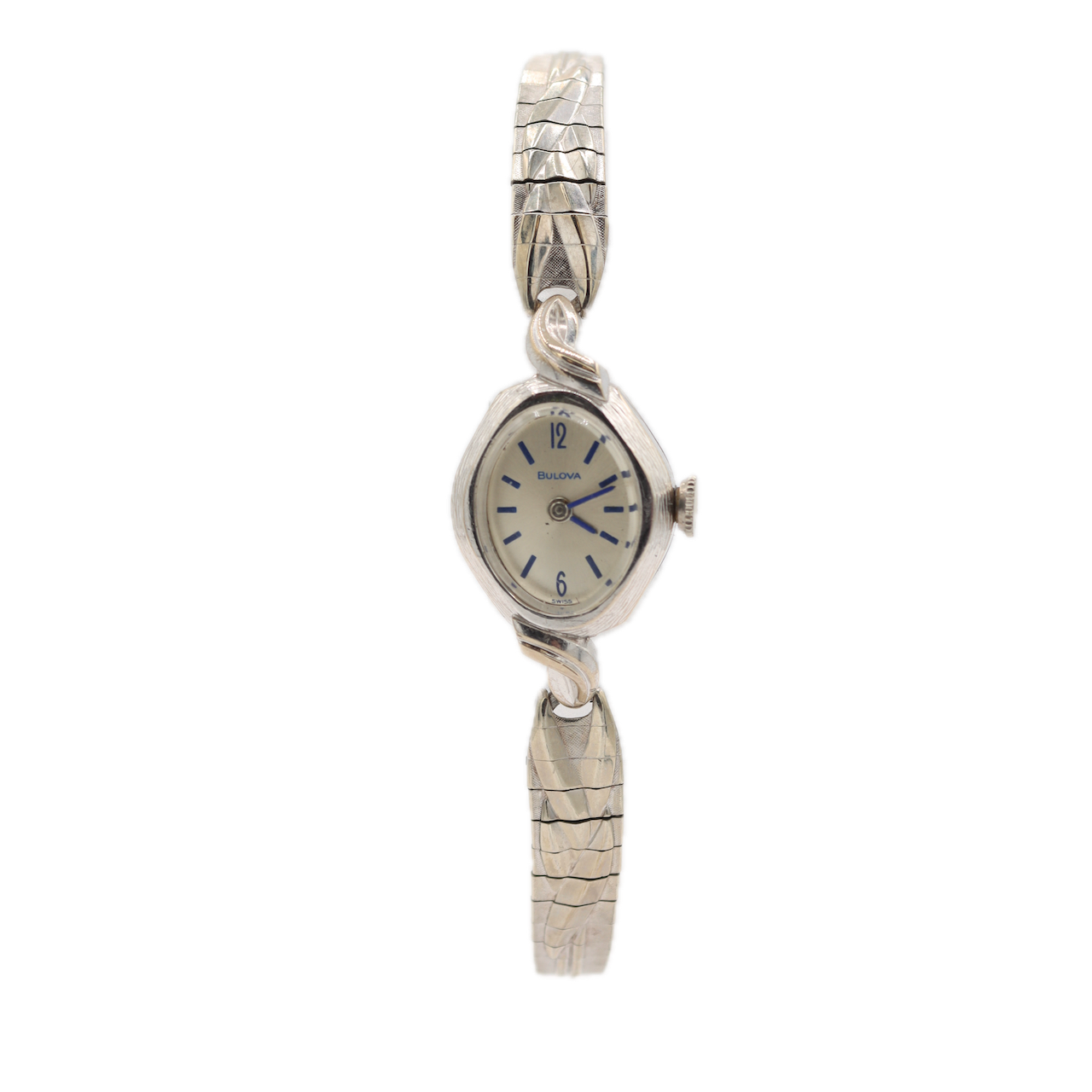 Vintage 17mm 1970 Bulova 3100 110 Ladies Mechanical Wristwatch 6 CL Swiss