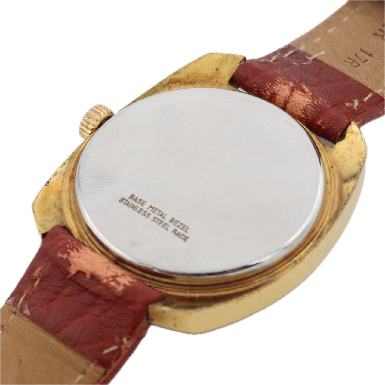 Vintage Vulcain Gold Sunburst Men's Automatic Wristwatch Savoie P75A Gold Tone
