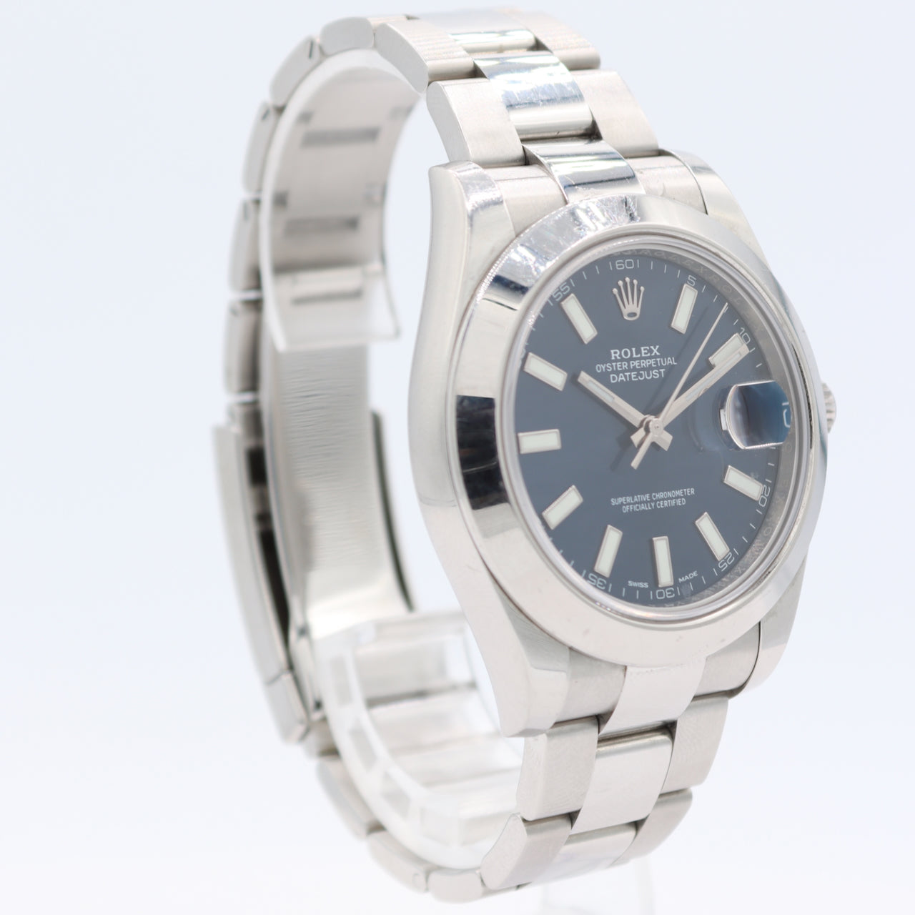 Rolex 116300 Datejust II Men's Automatic Wristwatch Swiss Steel Blue Dial