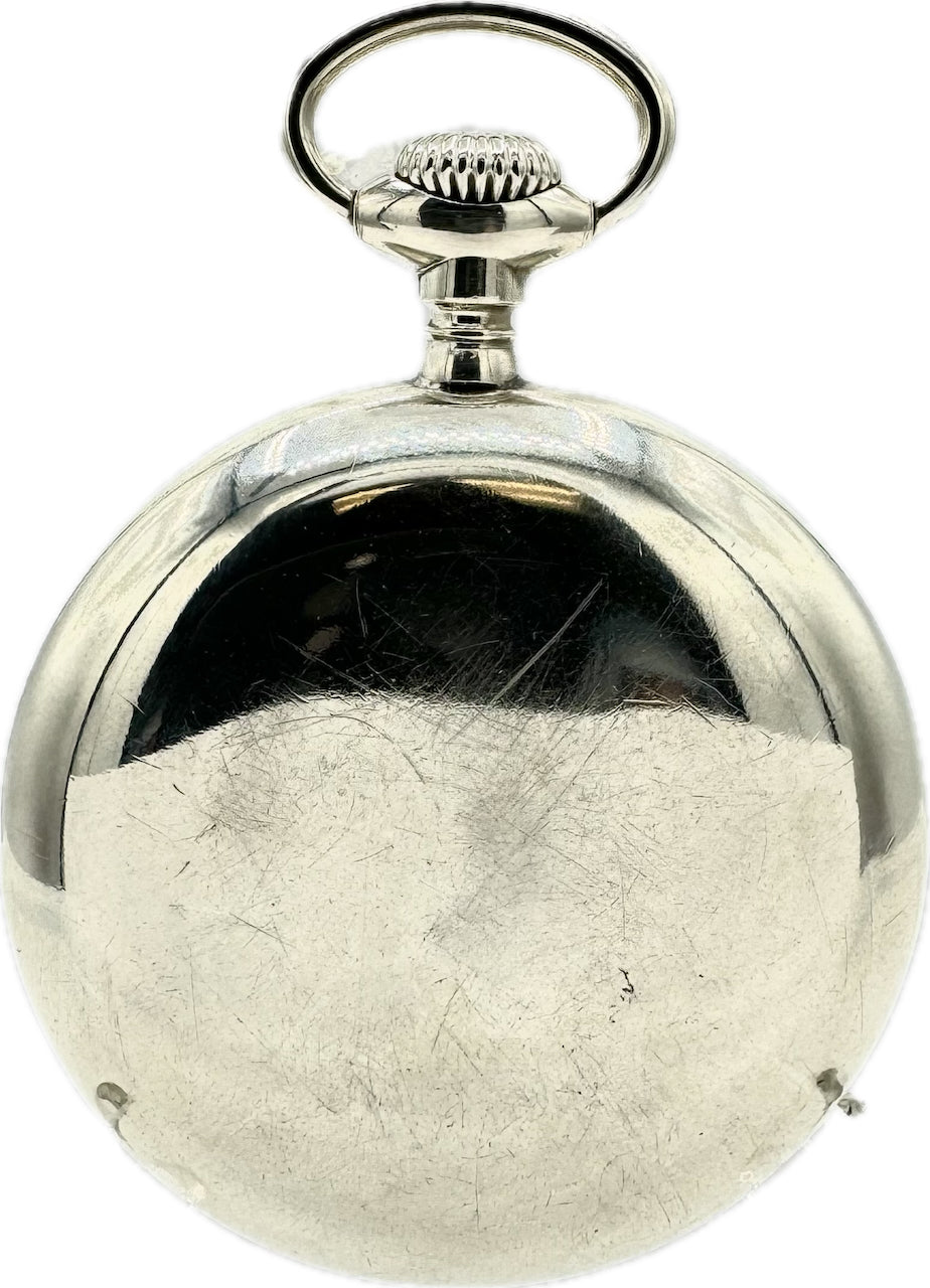 Antique 18S Hamilton F.E. Pirtle & Co. Mechanical Pocket Watch 924 Silverode
