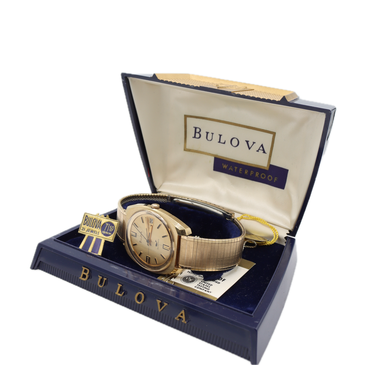 Vintage 1971 Bulova 3004 Sea King Crosshair Men's Automatic Wristwatch 11 ANACD