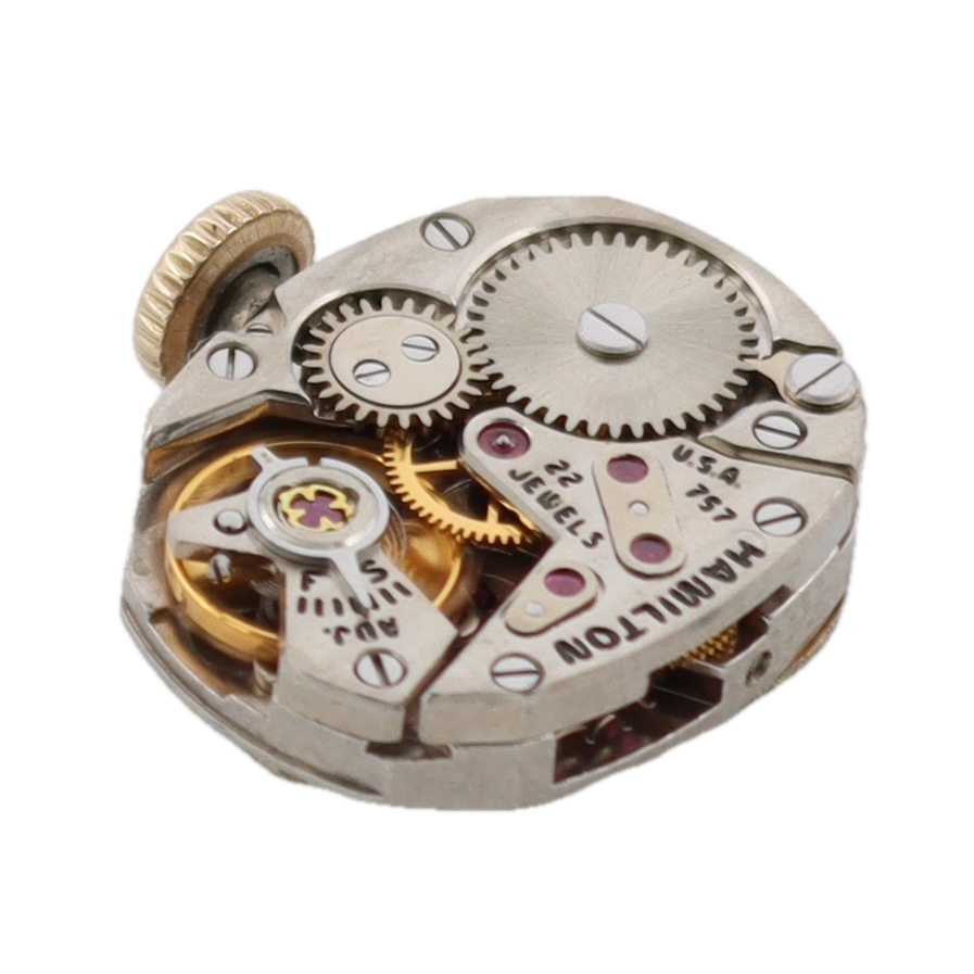 Vintage Hamilton Heart Shaped 22J Men's Mechanical Wristwatch 757 USA 10k GF