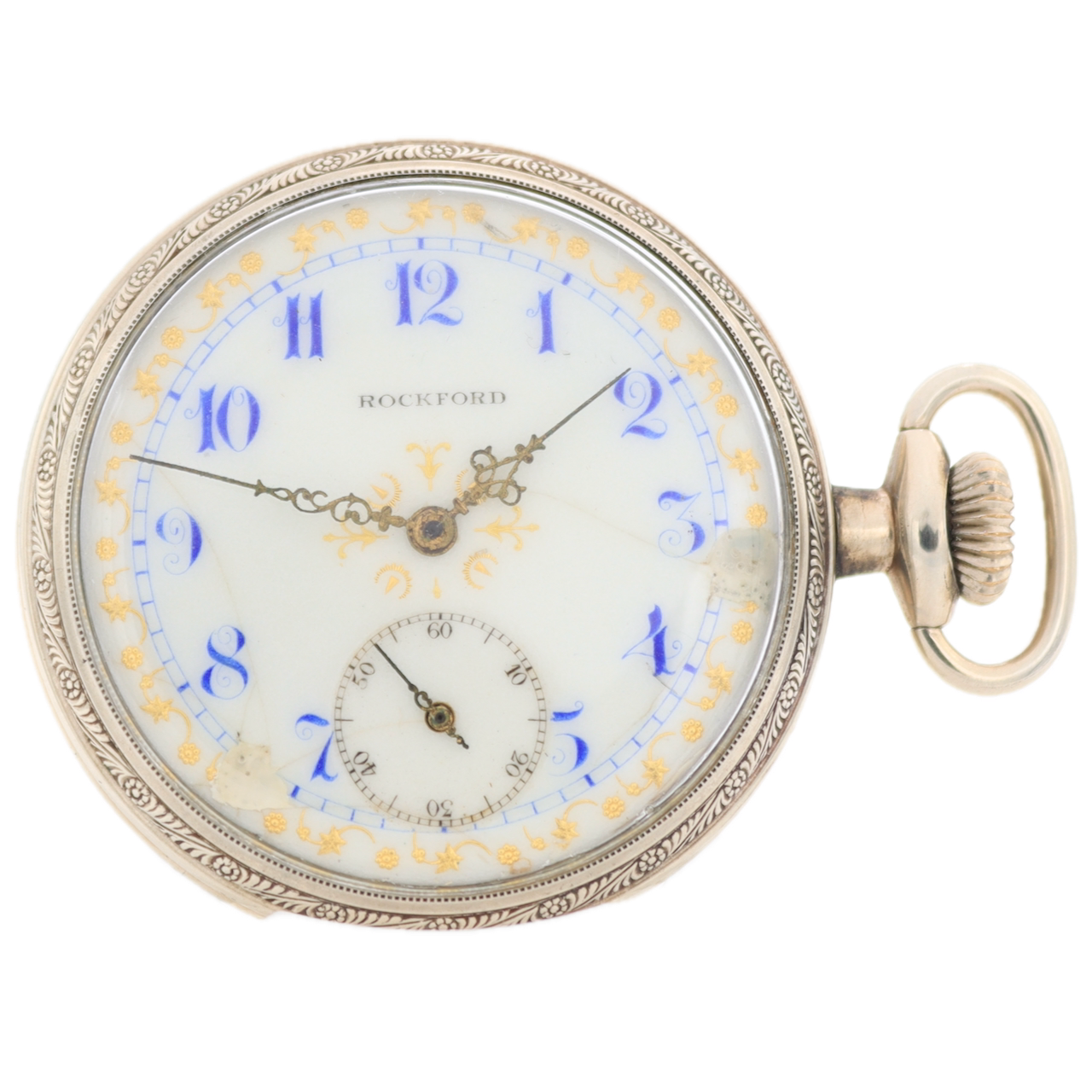 Antique 16s 1908 Rockford 15 Jewel Mechanical Hunter Pocket Watch 586 USA