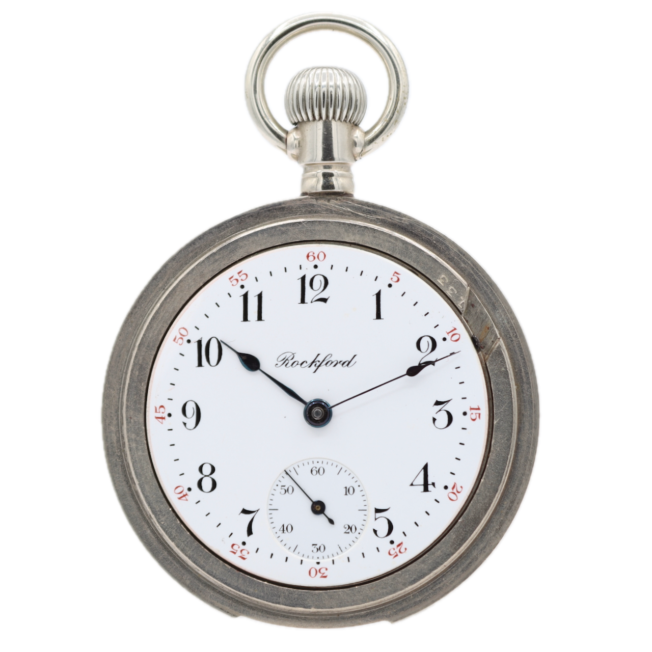 Antique 18s 1910 Rockford 17j Mechanical Pocket Watch 935 Silverode USA