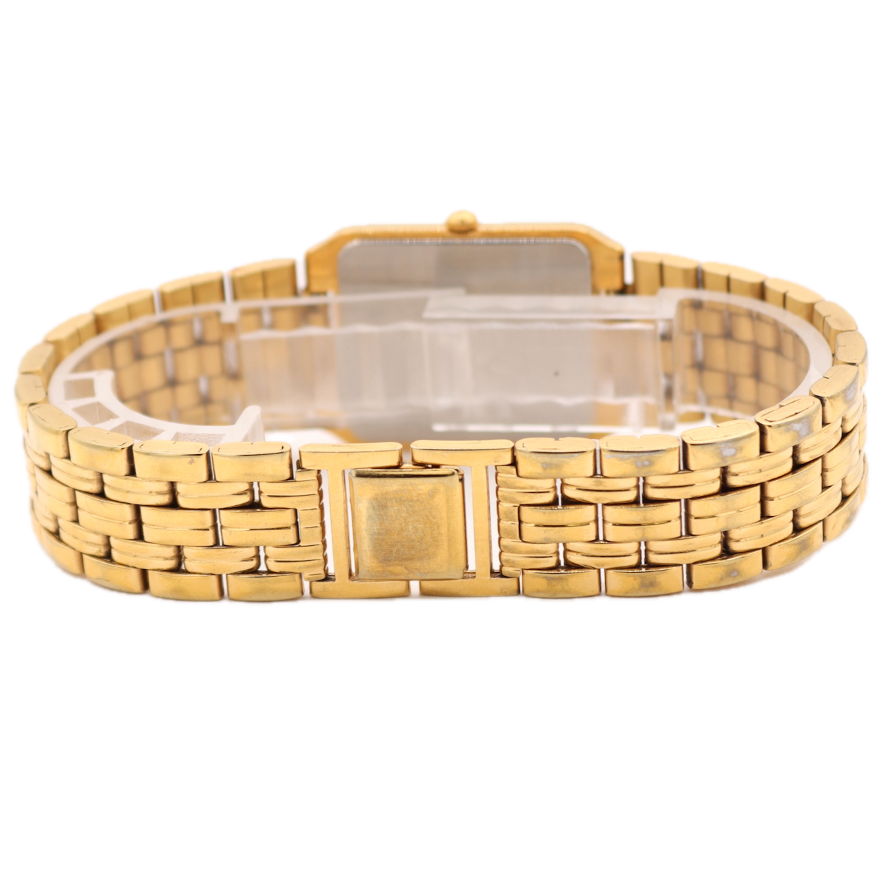 26mm Seiko V701-5J00 Galaxy Men's Quartz Wristwatch Japan Gold Tone Sunburst