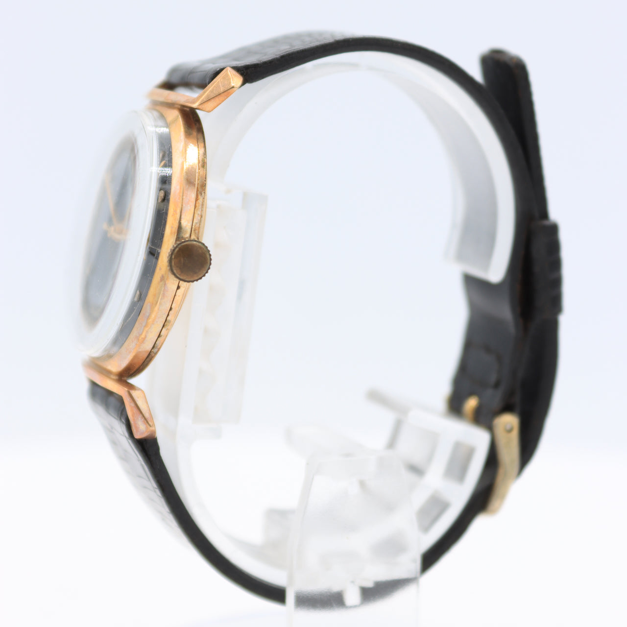 Vintage Gruen 422-SS-028 Crosshair Precision Men's Mechanical Wristwatch 10k GF