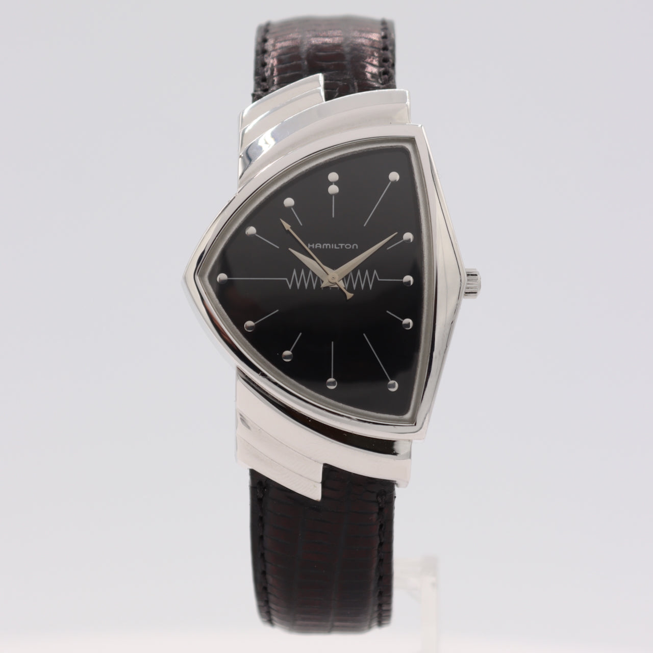 Vintage 32mm Hamilton 6251A Ventura Men's Quartz Wristwatch Swiss "Elvis" W/Box