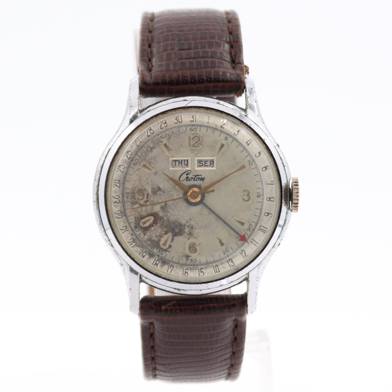 Vintage Croton Triple Date Calendar