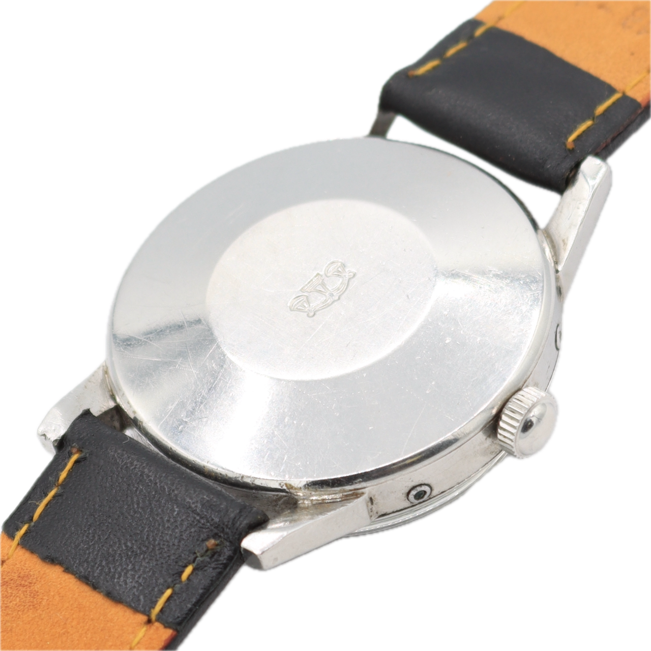 Vintage 34mm Zodiac Triple Date Moonphase Men's Automatic Wristwatch 74 Steel