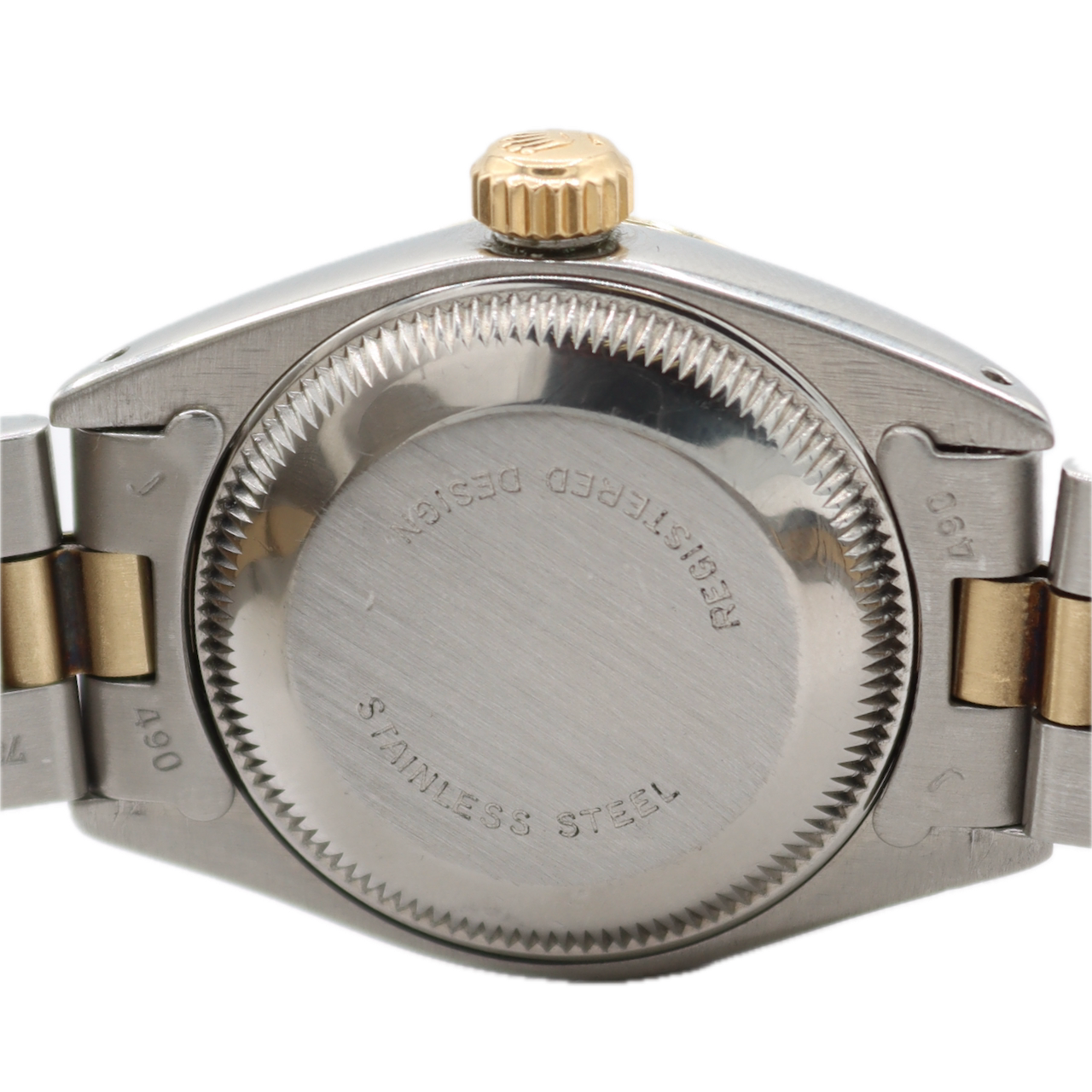 Vintage 26mm 1980 Rolex 6917 Date Ladies Automatic Wristwatch Swiss Steel & Gold