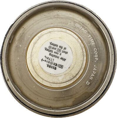 Vintage Seiko Men's Quartz Chronograph Wristwatch 7T32-7A8A w Salmon Sub Dials