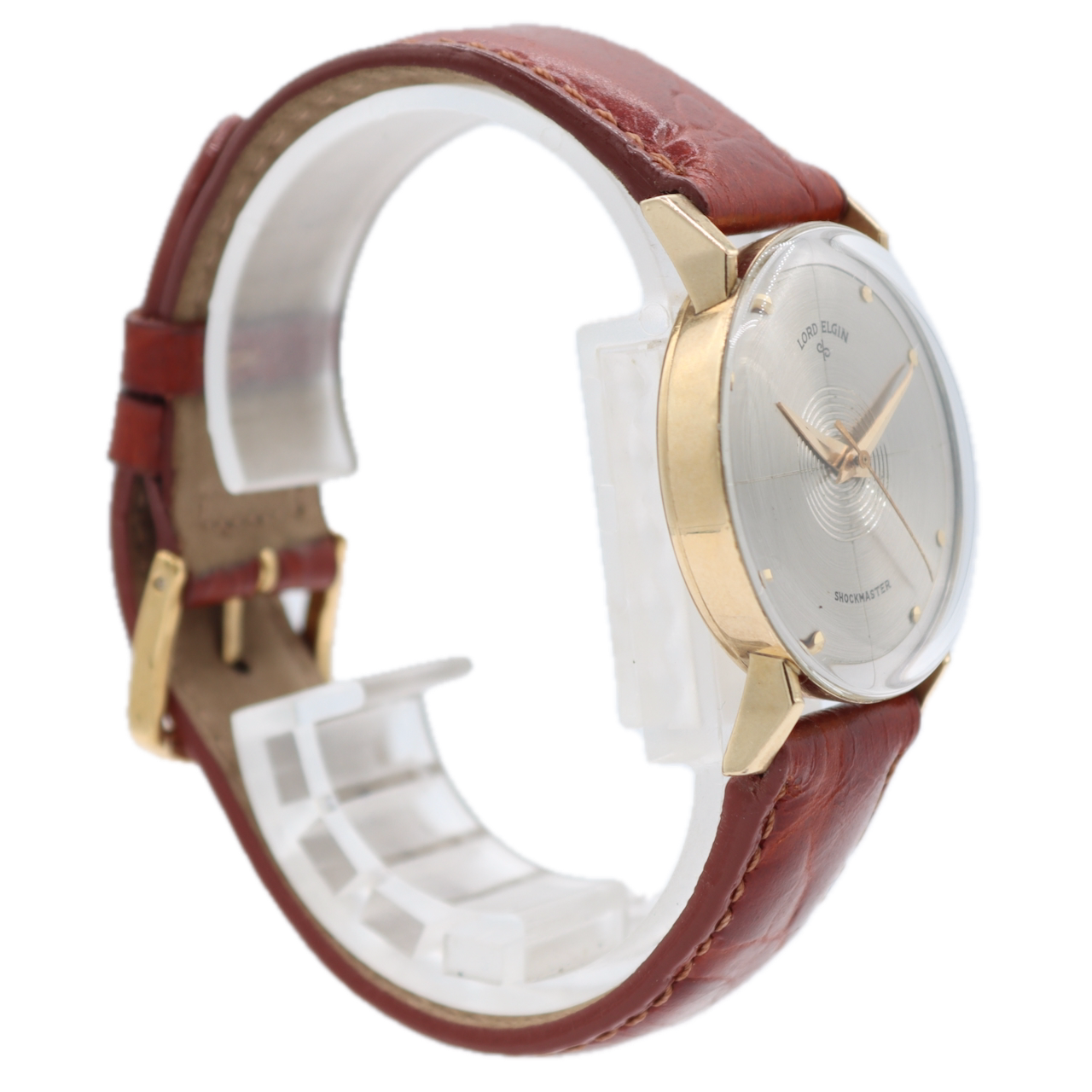 Vintage Lord Elgin 7685 Panorama 23J Men's Mechanical Wristwatch 724 USA 14k GF