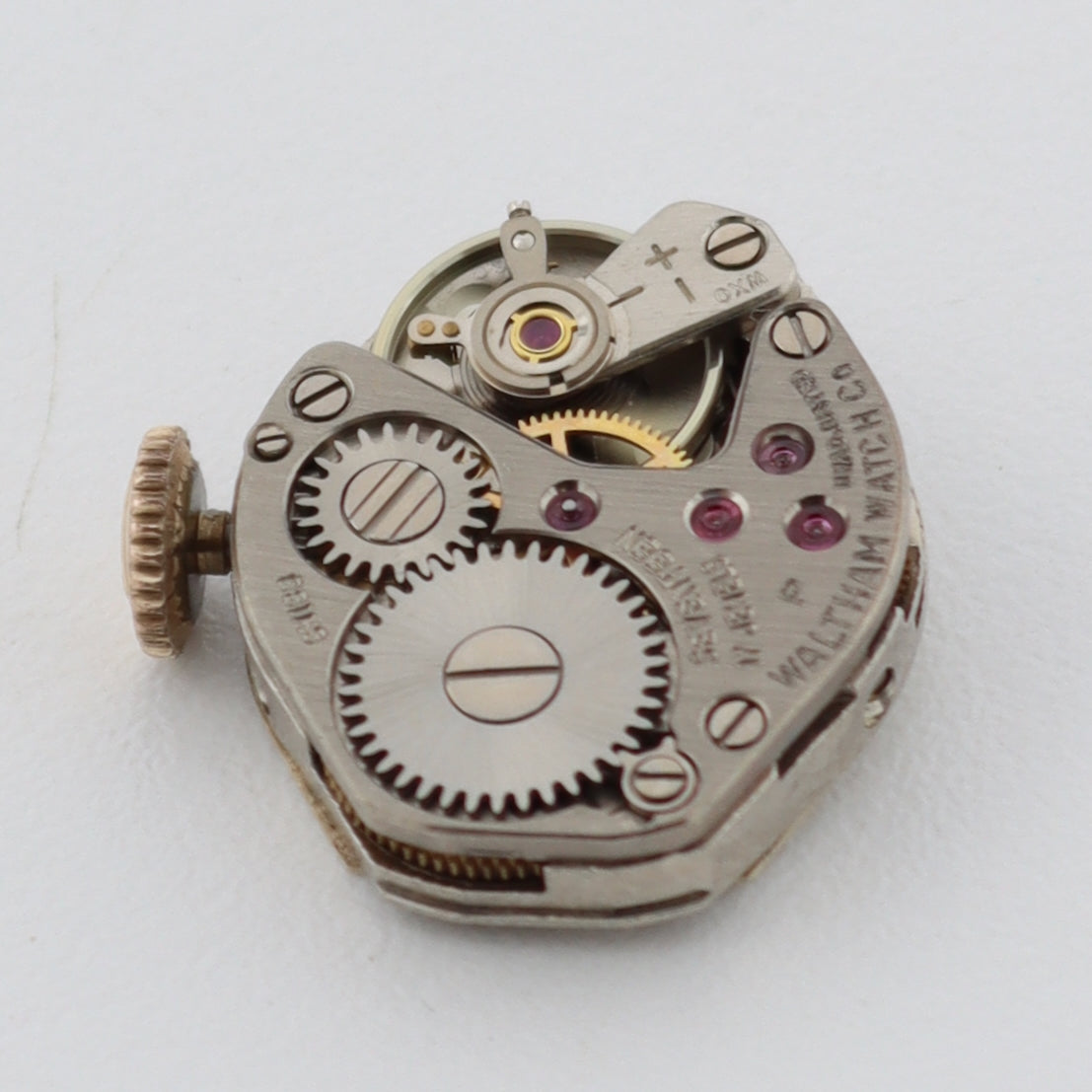 Vintage 17mm Waltham Fancy Lugs Ladies Mechanical Wristwatch Swiss Chrome Plated