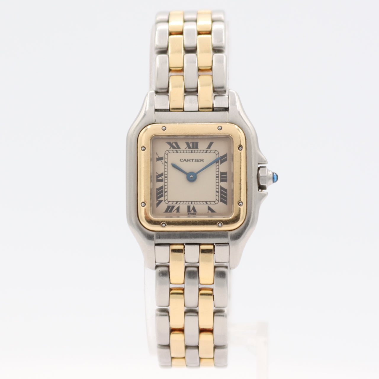 23mm Cartier Panthere De Cartier Ladies Quartz Wristwatch 18kGold & Steel W/Box