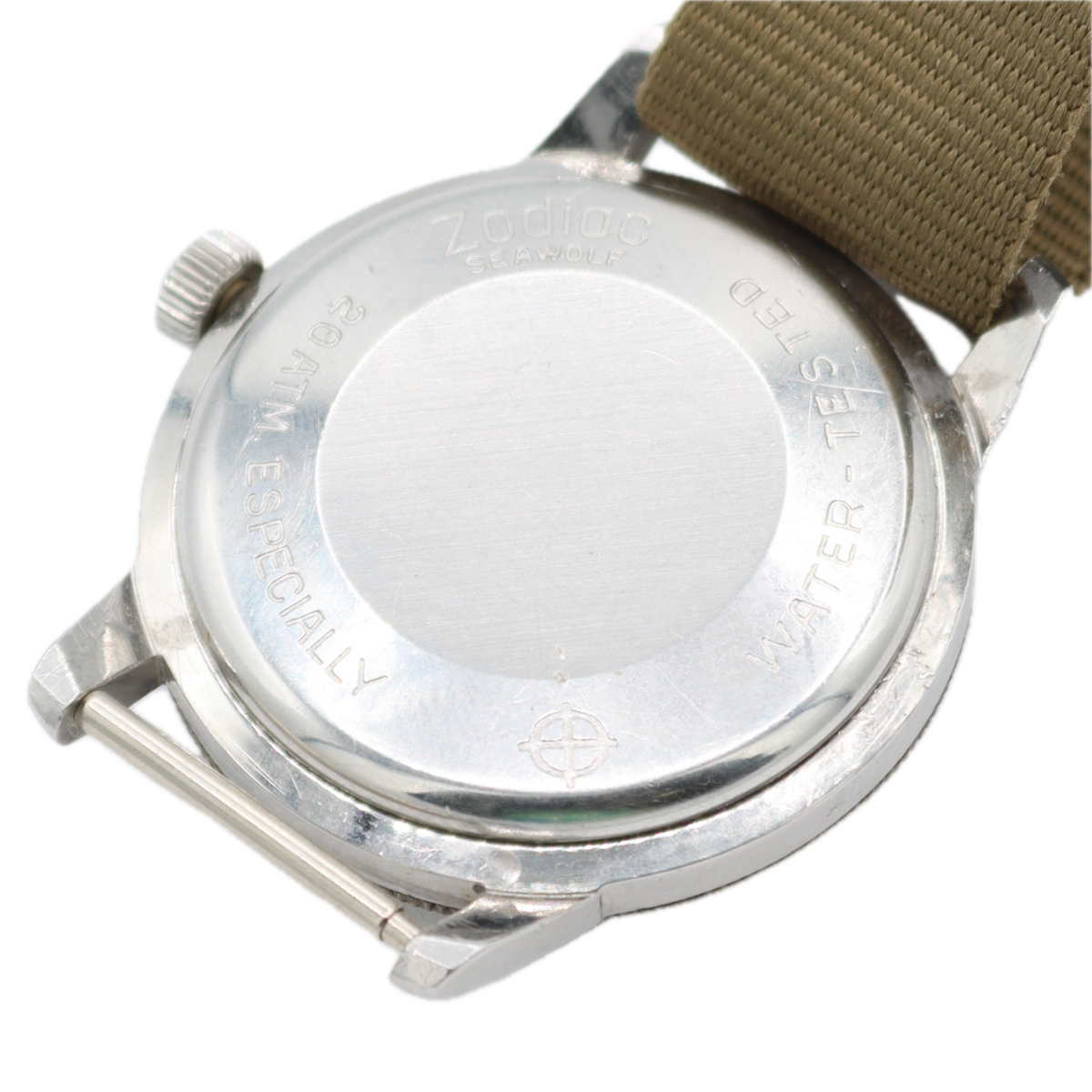 Vintage 35mm Zodiac 712-916 Sea Wolf Men's Automatic Wristwatch AS 1700/01 Steel