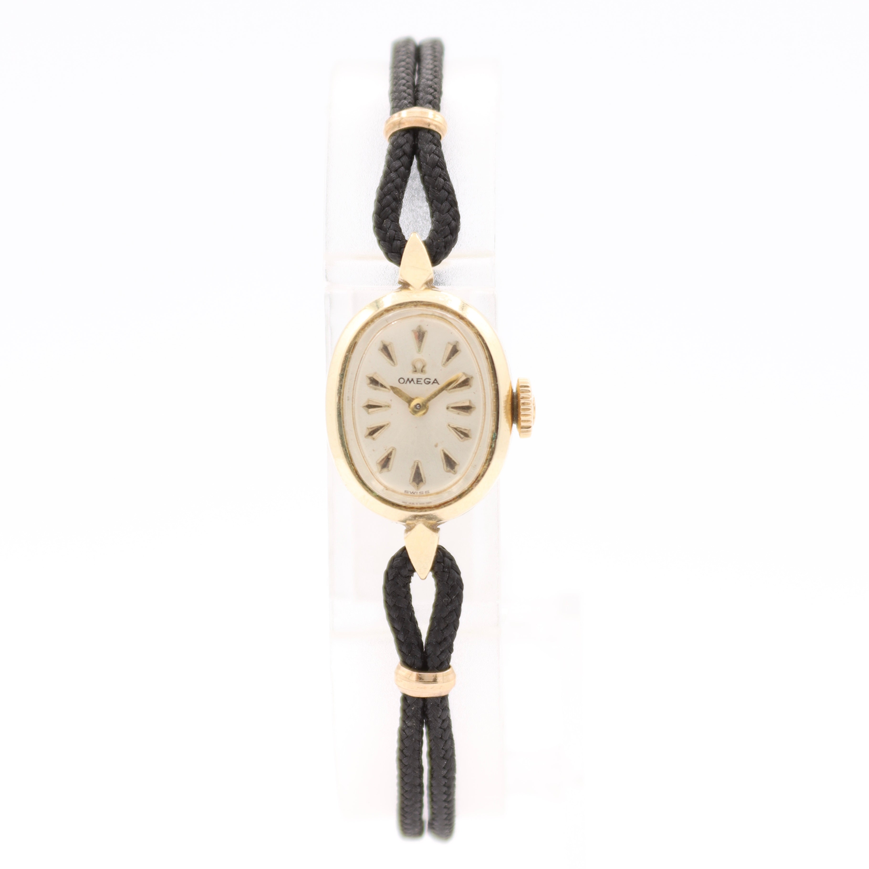 Vintage 14.5mm 1965 Omega Cocktail AA5292 Ladies Mechanical Wristwatch 14k GF