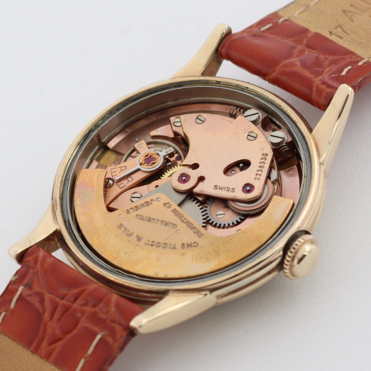 Vintage 33mm 1950 Tissot Classic Men's Bumper Automatic Wristwatch 285-1 10k GF