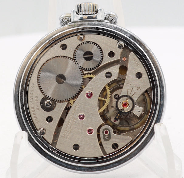 Vintage Revere Railroad Style 17 Jewel Mechanical Pocket Watch Unitas 431