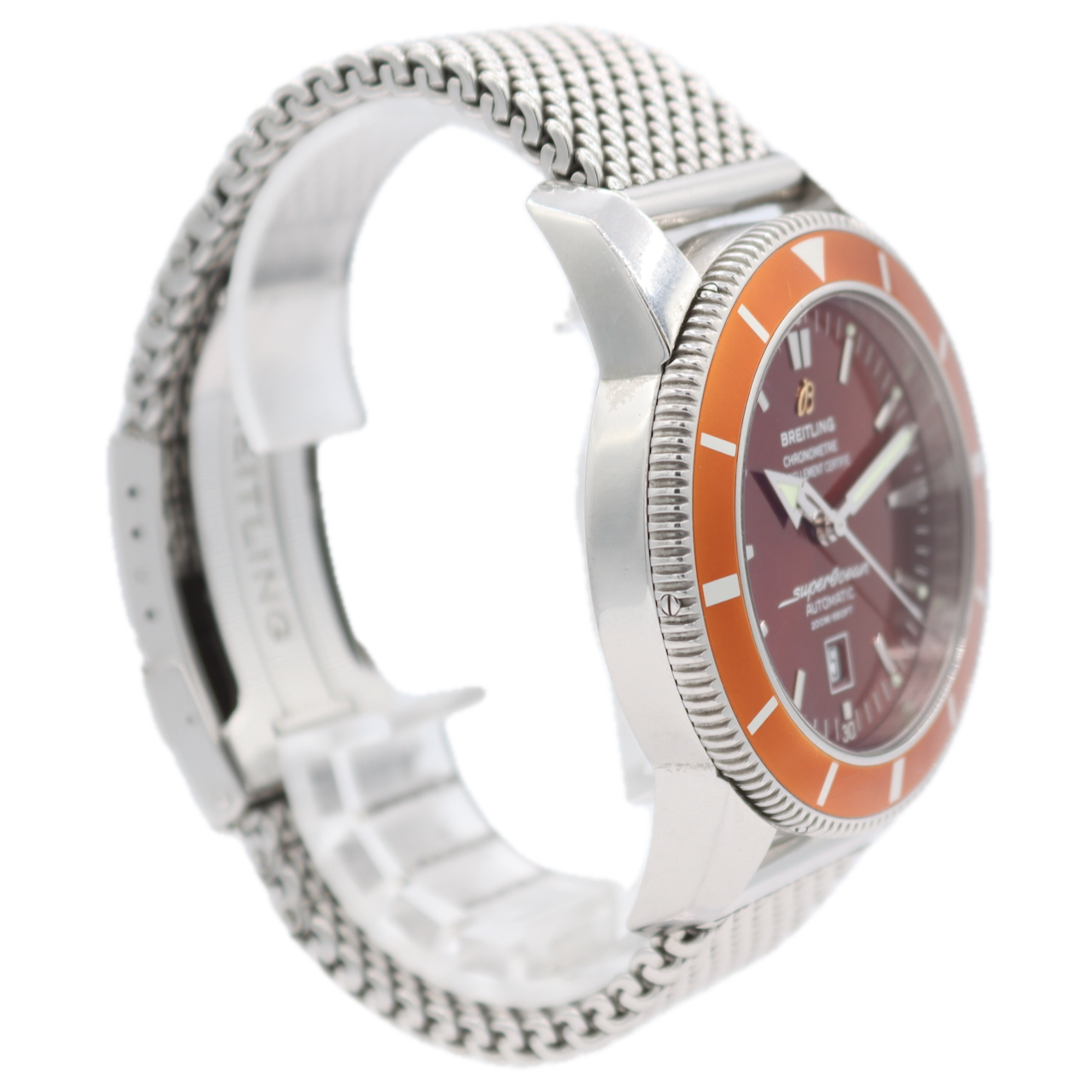Vintage 46mm Breitling A17320 Superocean Heritage 46 Men's Wristwatch Steel