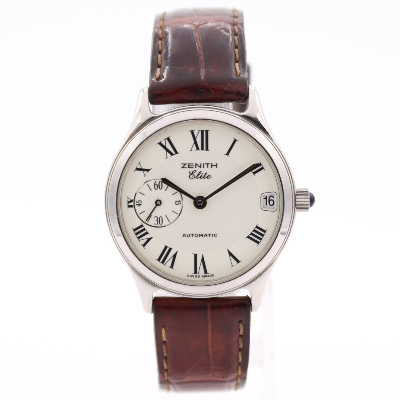 Vintage Zenith Elite White Roman Dial 90/01.0050.680