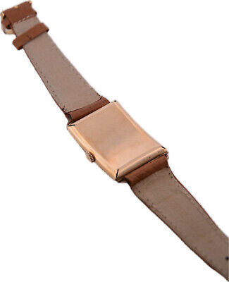 Vintage Omega Wire Lug Tank Men's Mechanical Wristwatch 23.7S T2 Gold Filled