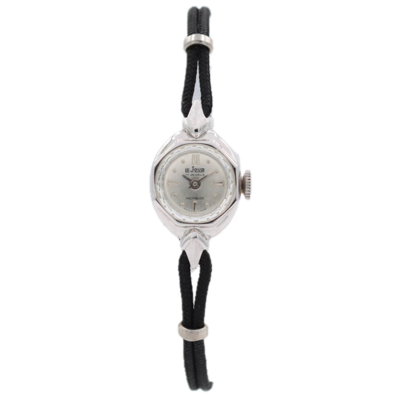 Vintage Le Jour Cocktail Ladies Mechanical Wristwatch AS 1677 Swiss 10k RGP NOS