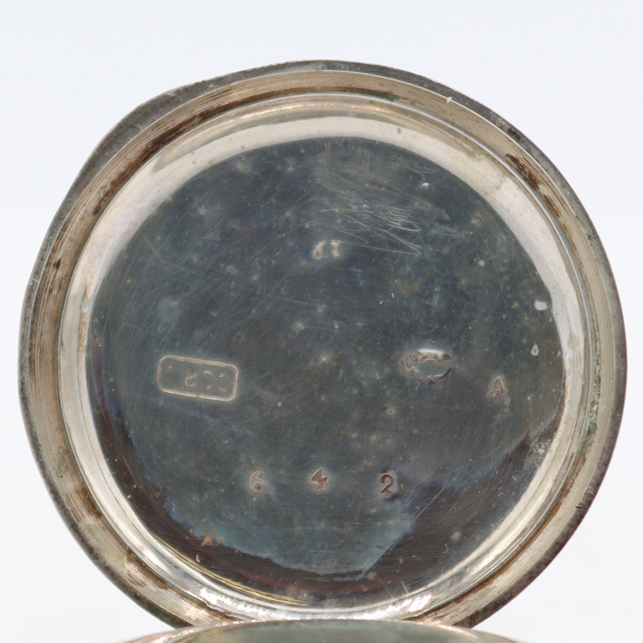 Antique Unbranded Floral Engraving Mechanical Pocket Watch Copper Swiss