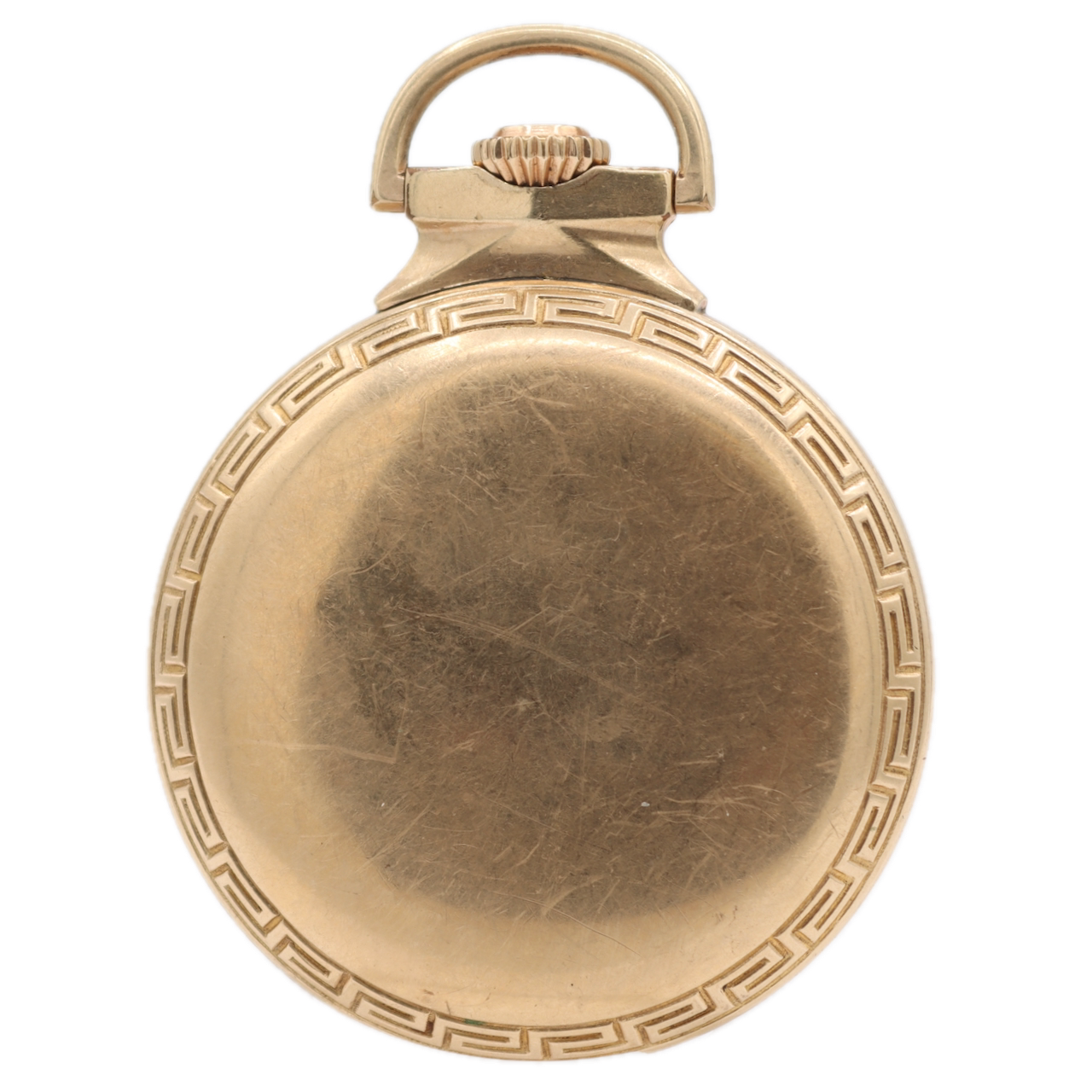 Antique 18s 1923 Burlington Bull Dog 21j Mechanical Pocket Watch 107 14k GF