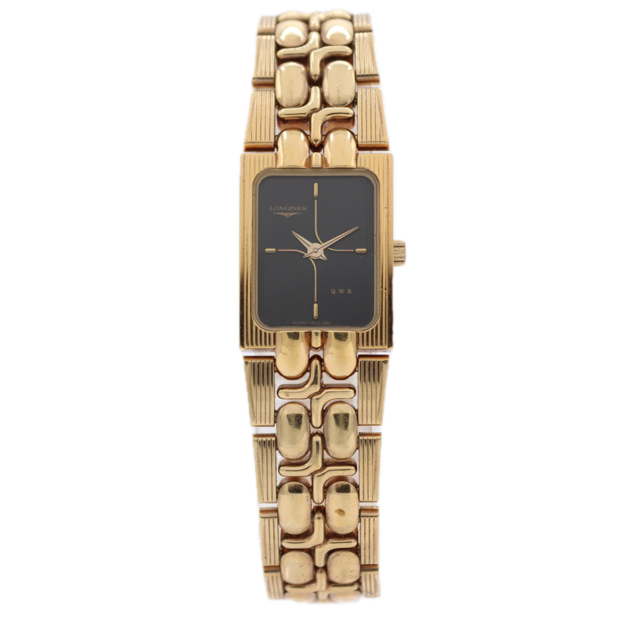 17mm Longines CMZ 5743 QWR Ladies Quartz Wristwatch ETA 280.002 Swiss Gold Tone