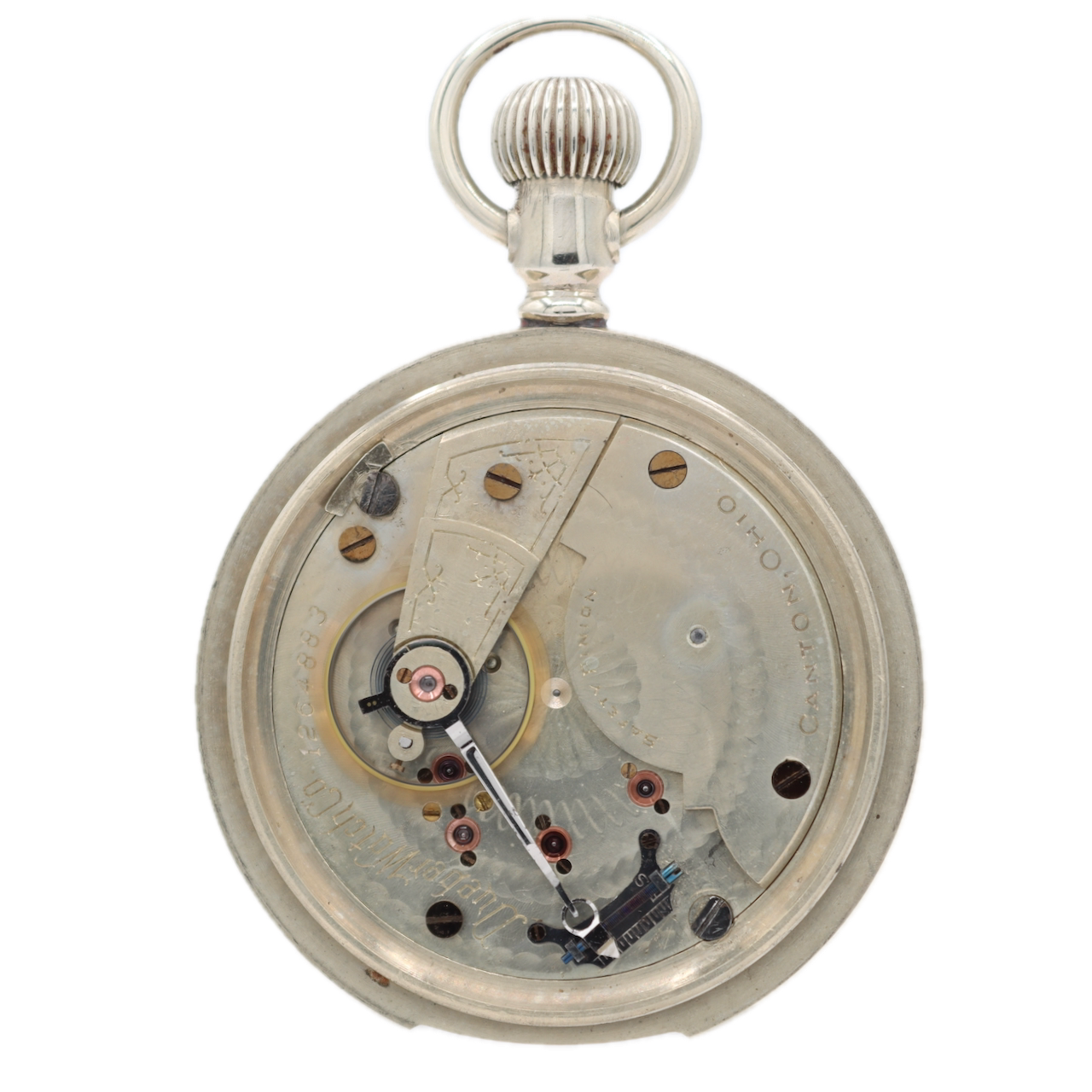 Antique 18s 1899 Hampden 15j Mechanical Pocket Watch Dueber Watch Co. Oresilver