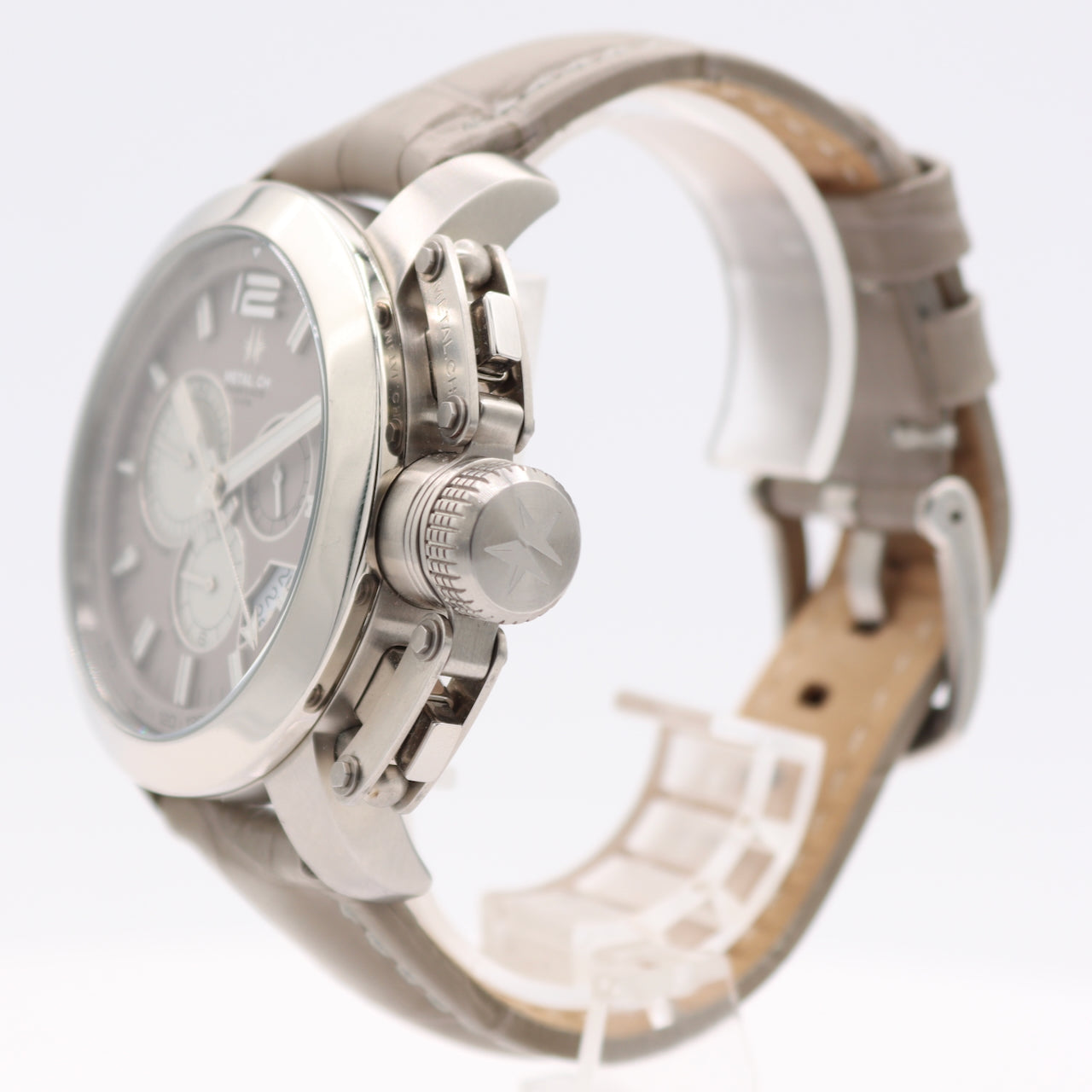 44mm Metal. CH 2133.44 Chronometrie Men's Quartz Wristwatch Steel Chronograph