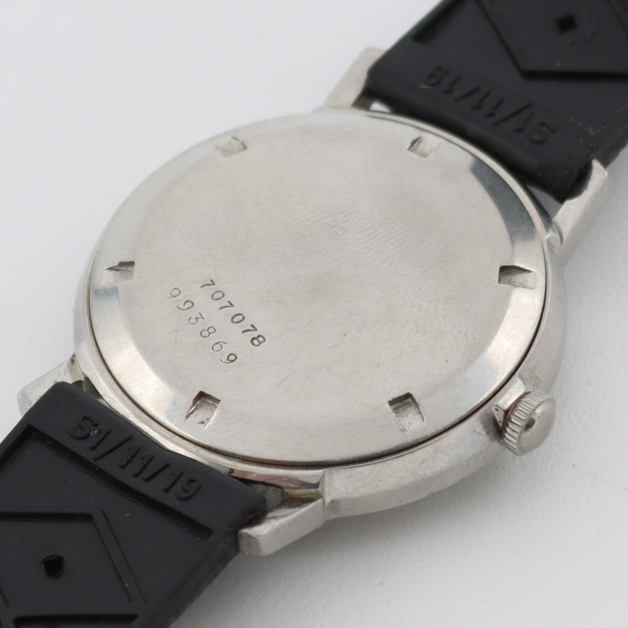 Vintage 34mm Ernest Borel Classy Date Men's Automatic Wristwatch Swiss Steel