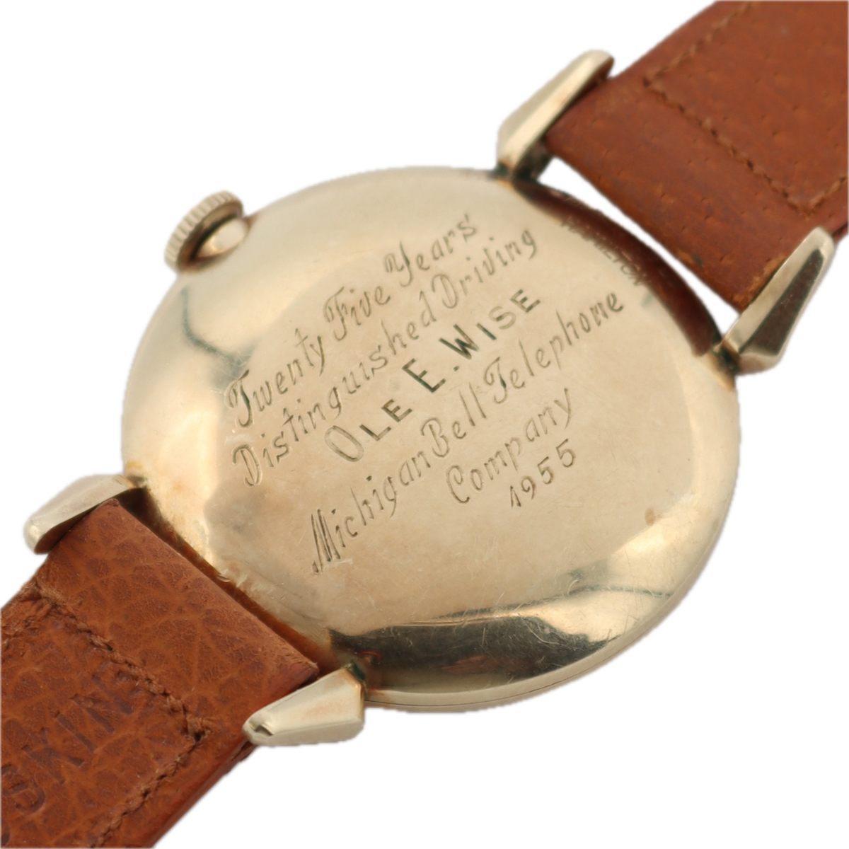 Vintage 34mm Hamilton Rodney 18 Jewel Men's Mechanical Wristwatch 735 USA 10k GF