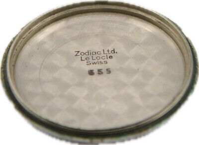 Vintage 34mm Zodiac Strong 17 Jewel Men's Automatic Wristwatch 11A Swiss Steel
