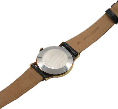 Vintage 33mm Gruen Gold Mirror Dial Men's Mechanical Wristwatch N 510R Rare