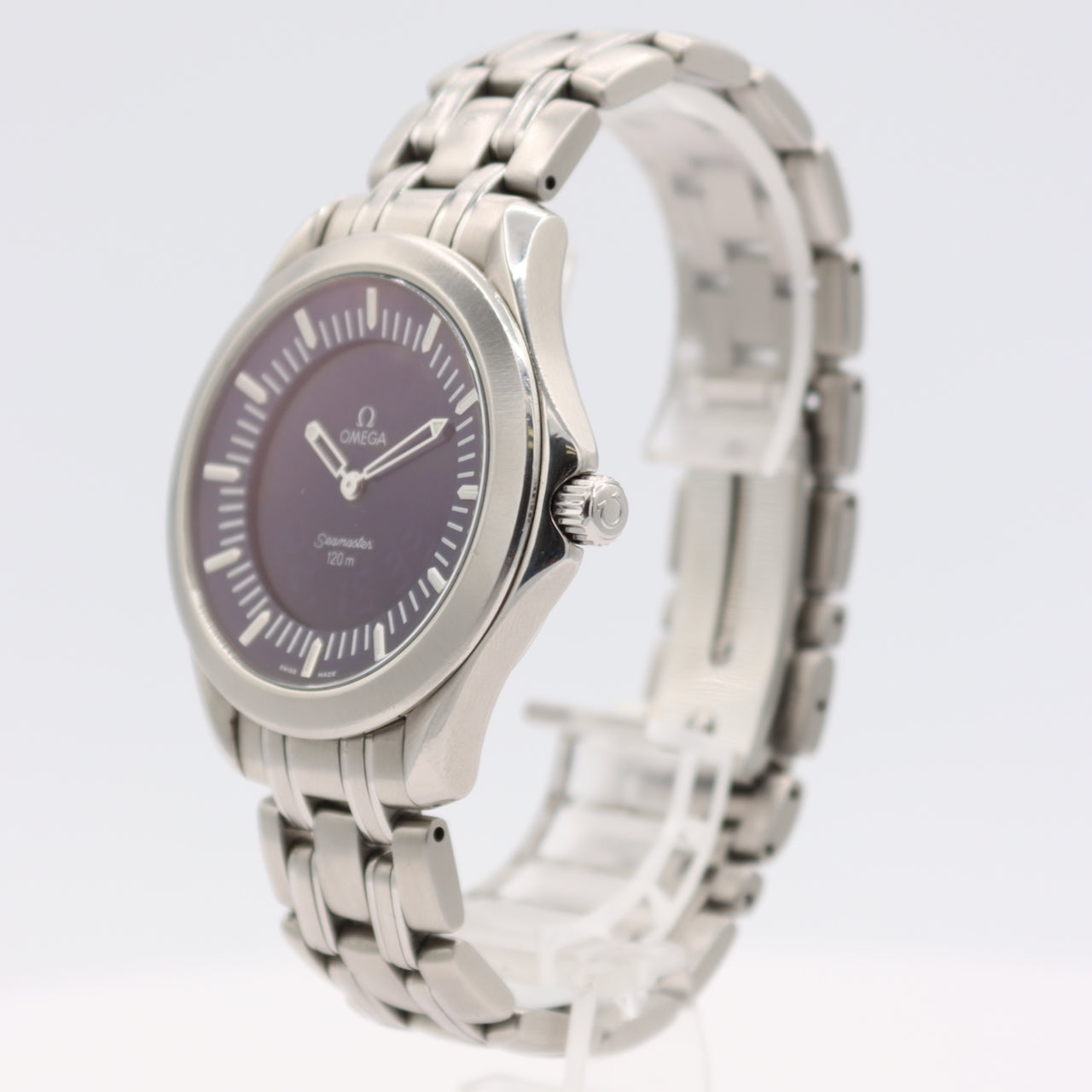 Vintage 1996 Omega 2521.81.00 Seamaster Men's Electronic Wristwatch 1665 Swiss