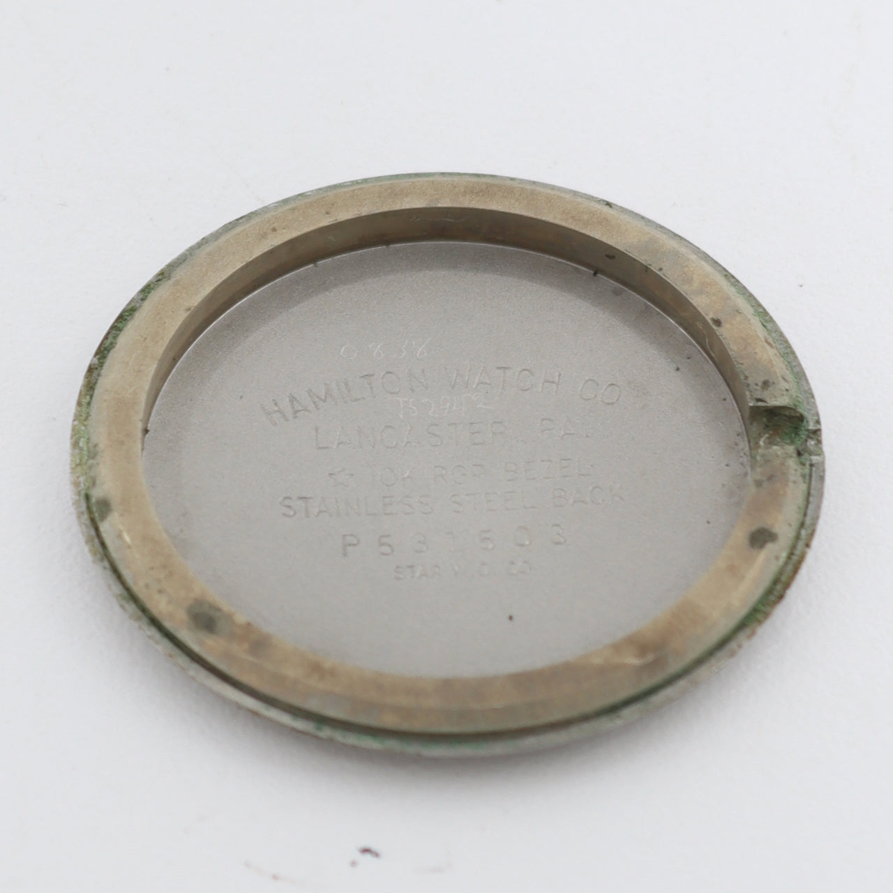 Vintage Hamilton Gold Sunburst 17J Men's Mechanical Wristwatch 686 Swiss 10kRGP