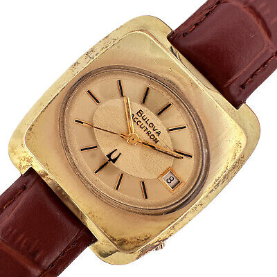 Vintage Bulova Accutron Men's Tuning Fork Wristwatch 218 1 Chunky Rectangular