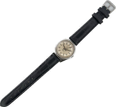 Vintage Clinton 17 Jewel Men's Automatic Wristwatch AS 1382 Steel w PowerReserve