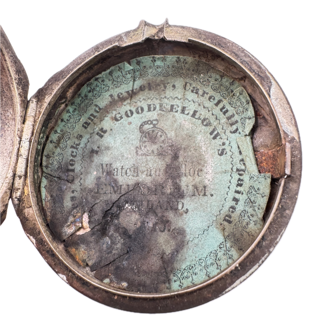 Antique 50mm Alix Gordon Dublin Key Wind Fusee Pocket Watch Pair Case for Parts