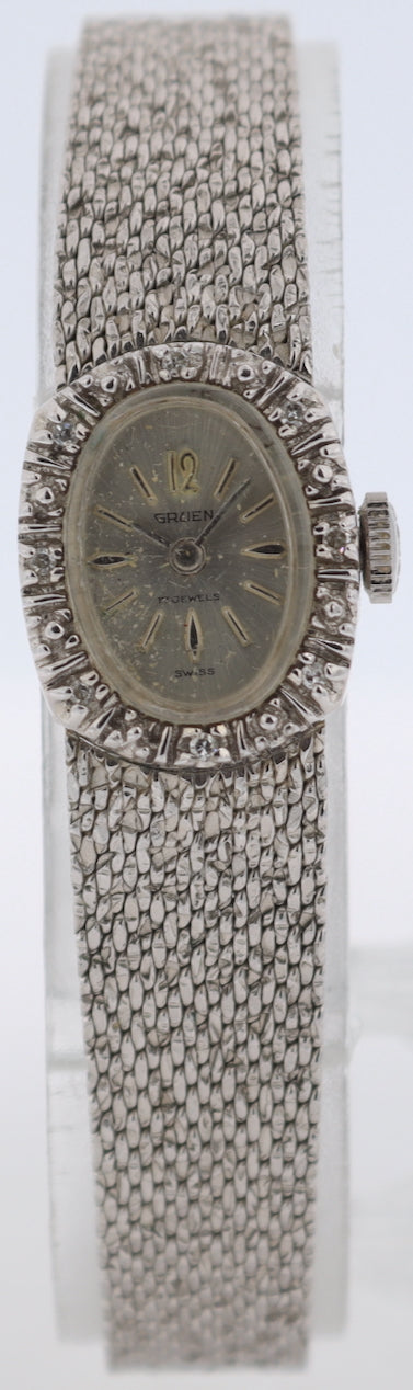 Vintage Gruen 561A Sunburst Cocktail Ladies Mechanical Wristwatch Swiss