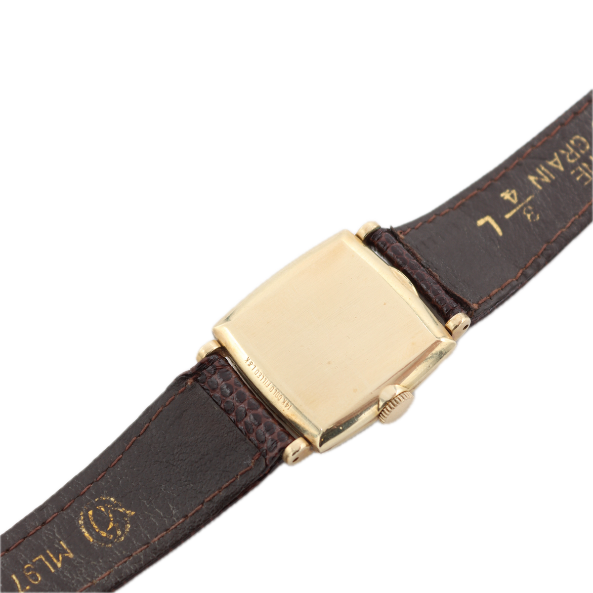 Vintage 1948 Hamilton Dyson Men's Mechanical Wristwatch 747 USA 14k Gold Filled