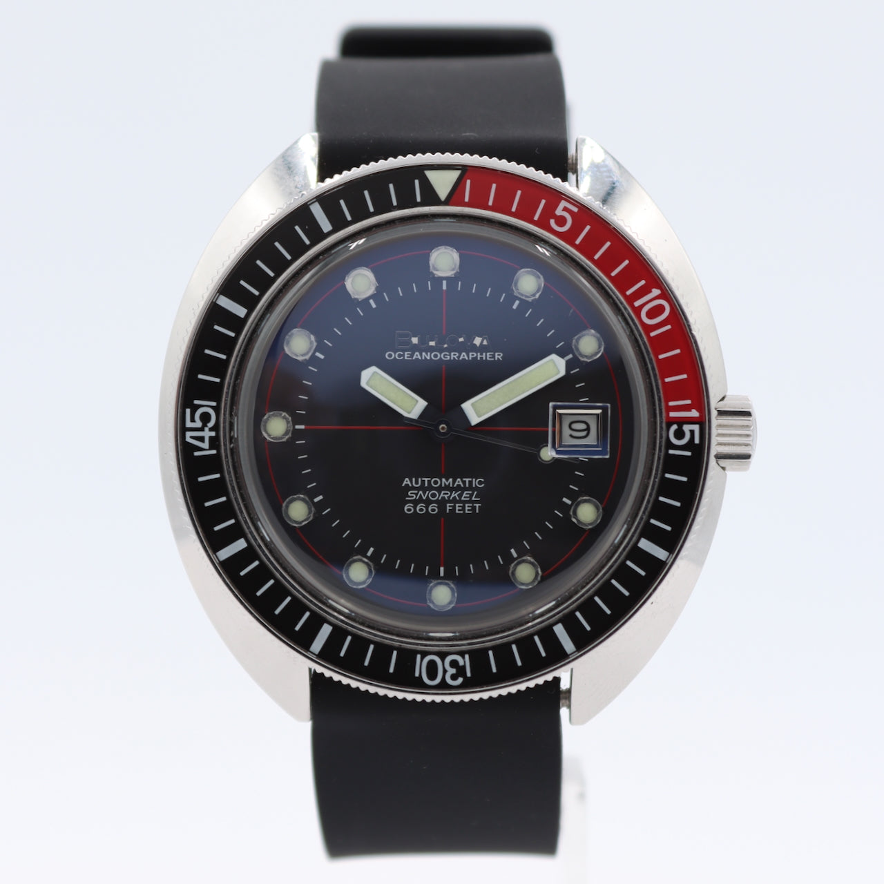 45mm Bulova 98B350 Oceanographer Snorkel Men's Automatic Wristwatch Japan Steel