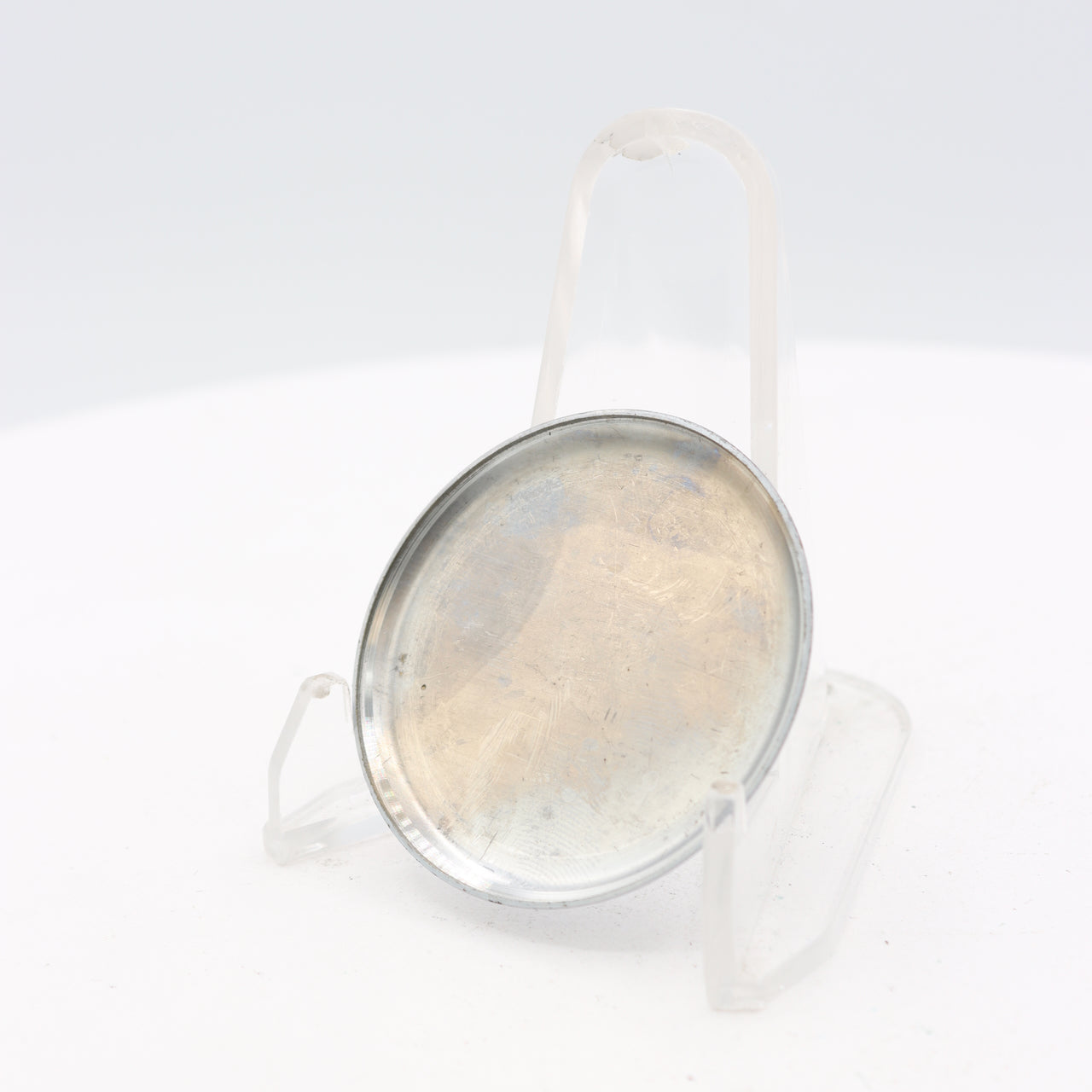 Antique 50.5mm Sentinel Secometer Open Face Pocket Watch Chrome PlatedUSA