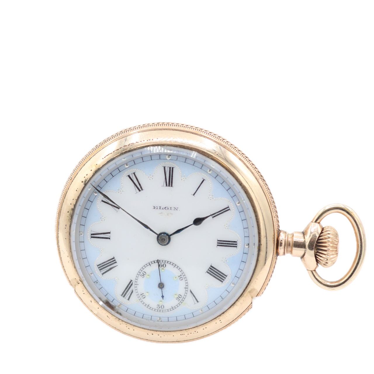 Antique 16s 1902 Elgin Multi-Color 15 Jewel Pocket Watch 257 Gold Filled