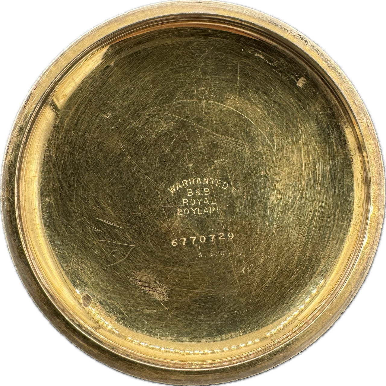 Antique 18S Illinois Krause Two Tone Checkerboard Pocket Watch 65 Gold Filled