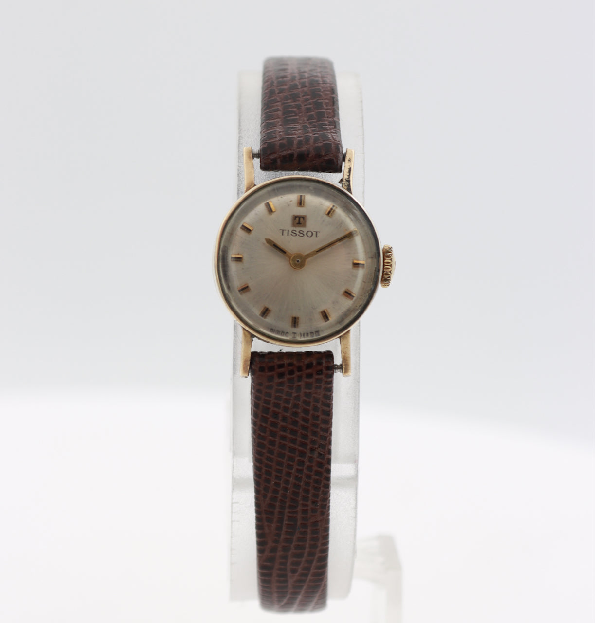 Vintage Tissot Sunburst Dial Ladies Mechanical Wristwatch 709-1 Swiss